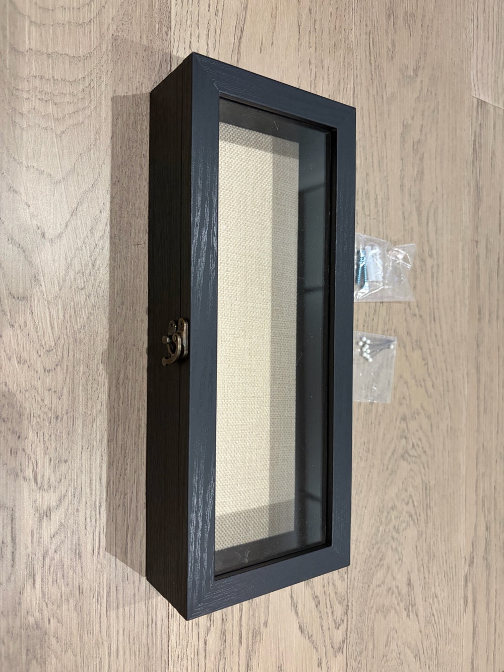 New Black Wall-Mount Shadow Box Frame